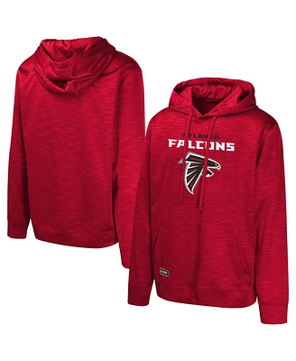 Outerstuff Men's Red Atlanta Falcons Streak Fleece Pullover Hoodie