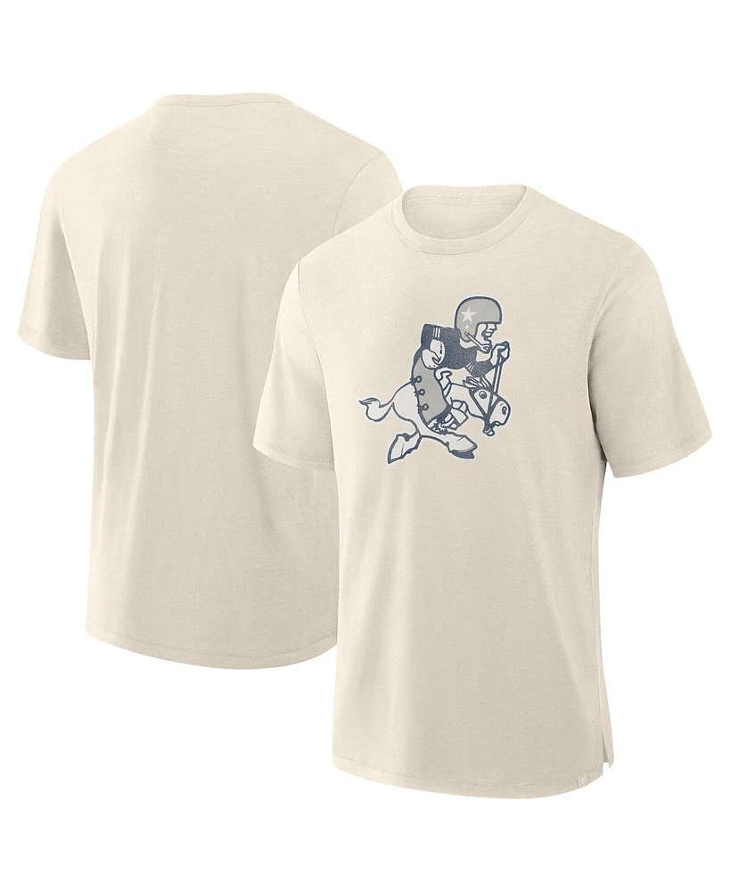 Fanatics Men's Cream Dallas Cowboys Slub T-Shirt