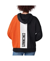 Starter Women's Black Cincinnati Bengals Power Move Long Sleeve Pullover Hoodie