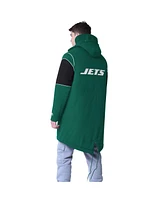 Starter Men's Green New York Jets Dynasty Polyfill Stadium Full-Zip Jacket