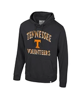 Colosseum Men's Black Tennessee Volunteers Big Tall Cap E-Tan Pullover Hoodie