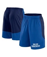 Logo Athletic Men's Blue/Navy Dallas Mavericks Launch Performance Shorts