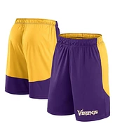 Fanatics Men's Purple/Gold Minnesota Vikings Launch Shorts