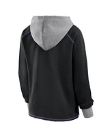 Logo Athletic Women's Black Sacramento Kings Boom Pullover Hoodie