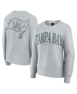 Fanatics Women's Gray Tampa Bay Buccaneers Elements Pullover Sweatshirt