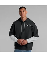 Fanatics Men's Black Georgia Bulldogs Sleek Pullover Hoodie