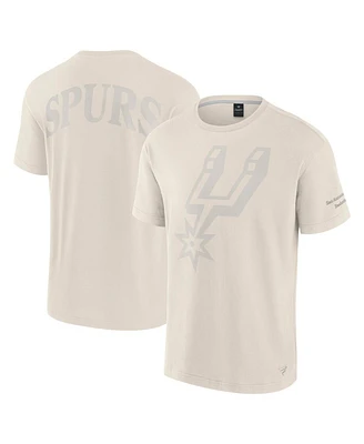 Fanatics Men's Cream San Antonio Spurs Elements Iconic T-Shirt