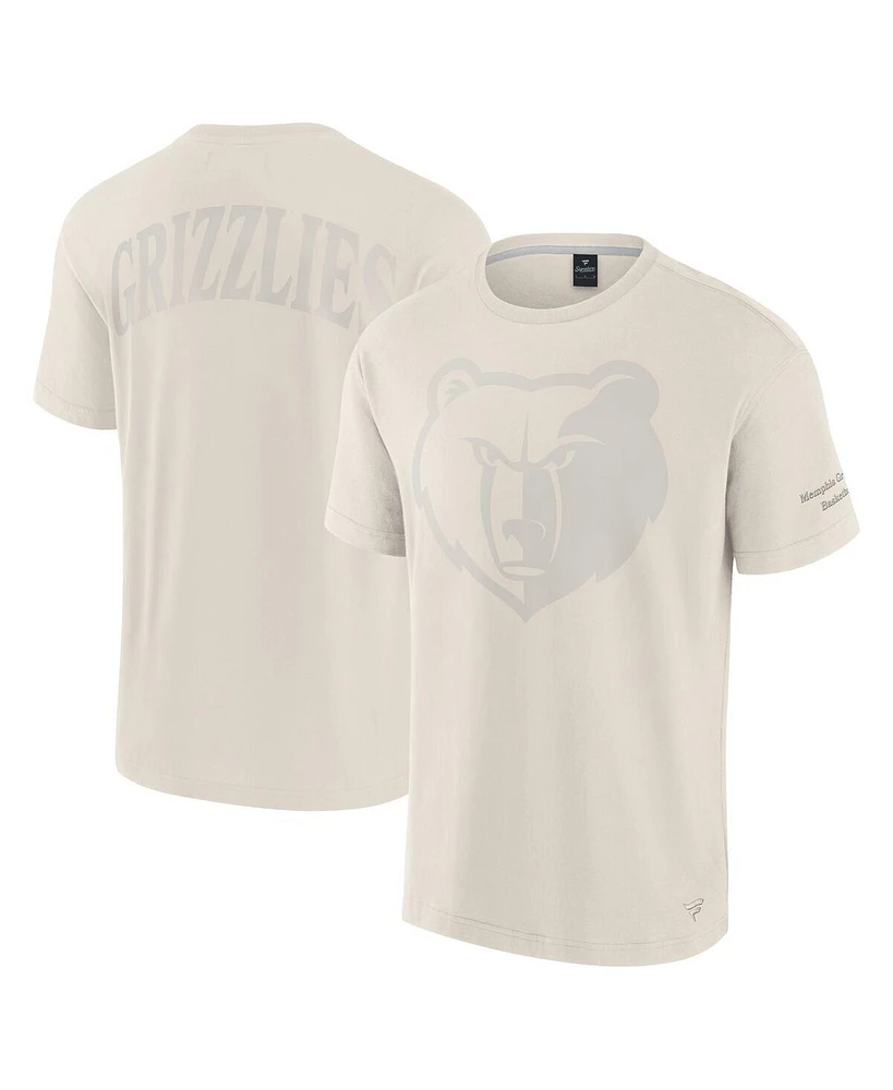 Fanatics Men's Cream Memphis Grizzlies Elements Iconic T-Shirt