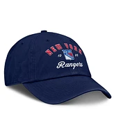 Fanatics Women's Navy New York Rangers Fundamental Dasher Arch Adjustable Hat