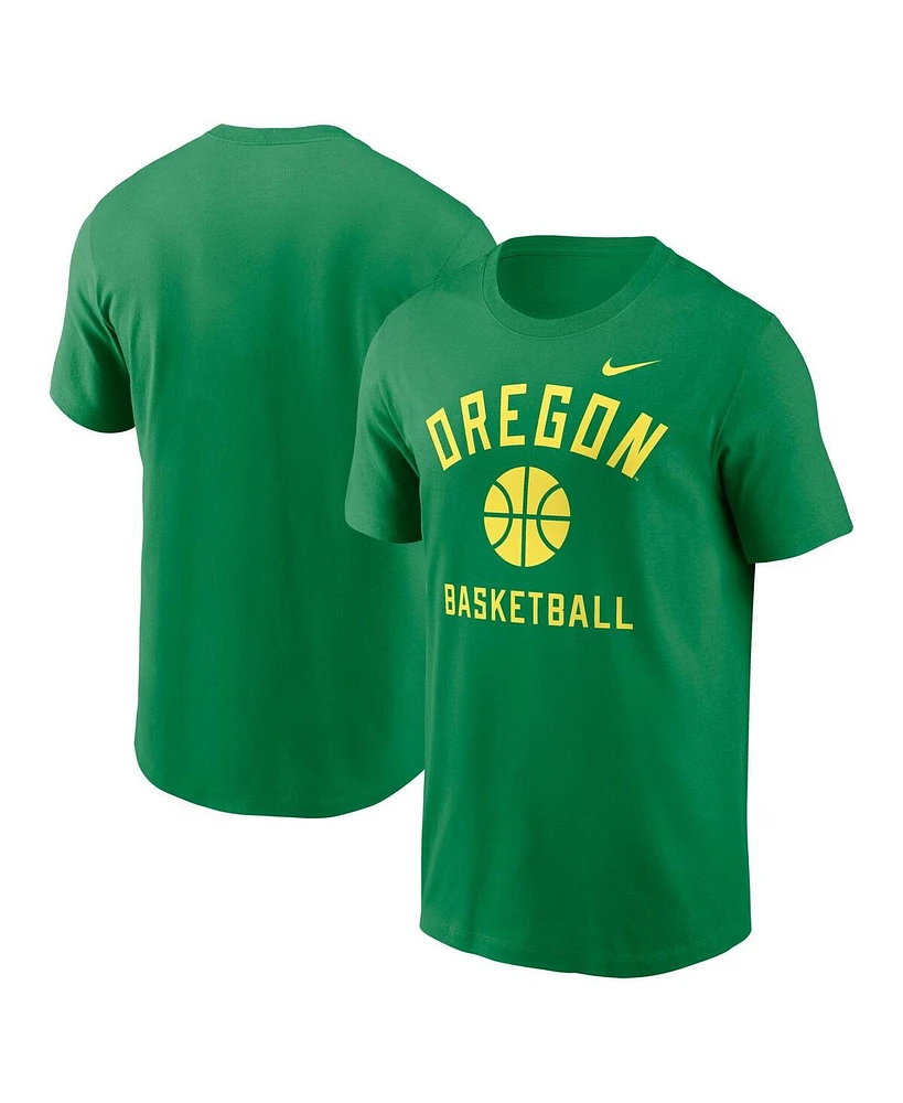 Nike Men's Green Oregon Ducks Basketball Icon T-Shirt