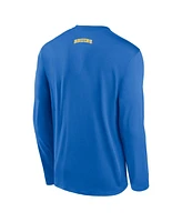 Jordan Men's Blue Ucla Bruins On-Court Basketball Shootaround Performance Long Sleeve T-Shirt