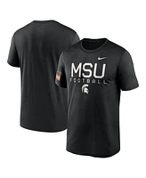 Nike Men's Black Michigan State Spartans 2024 Military Appreciation Legend Performance T-Shirt