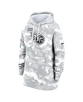 Nike Women's Arctic Camo Tennessee Titans 2024 Salute To Service Club Fleece Oversized Pullover Hoodie