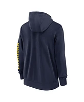 Jordan Men's Navy Michigan Wolverines Primetime Primary Mascot Full-Zip Hoodie