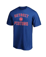 Fanatics Men's Blue Detroit Pistons Team Victory Arch T-Shirt