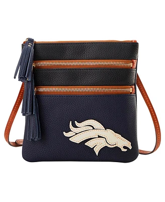 Dooney & Bourke Denver Broncos Infield Triple Zip Crossbody Purse