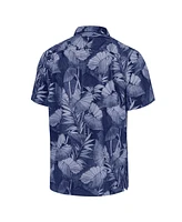 Tommy Bahama Men's Blue Michigan Wolverines Coast Nuevo Fronds Button-Up Shirt