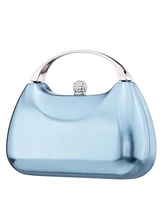 Nina Minaudiere with Metal Handle Clutch