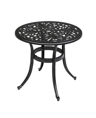 Phoenix Cast Aluminum Cocktail Table for Outdoor Entertaining