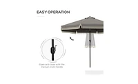 Outdoor Beach Umbrella – Lightweight and Portable Uv Protection for Beach, Picnic, or Outdoor Use