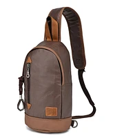 Tsd Brand Urban Light Coated Canvas Sling Bag