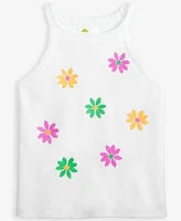 Epic Threads Kid Girl Embroidered Flowers Tank Top, Exclusively at Macy's