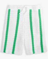 Epic Threads Big Girls Striped Crochet Knit Shorts, Exclusively at Macy's