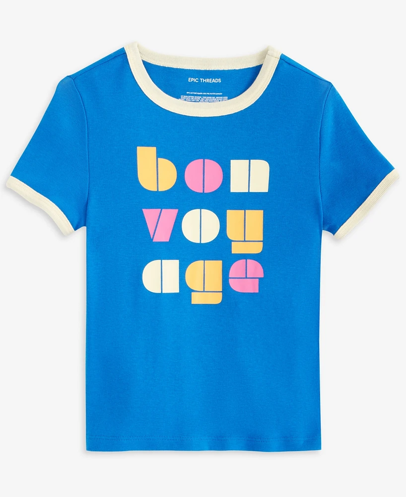 Epic Threads Girls Bon Voyage Baby T-Shirt