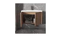 Bathroom Vanity with Soft Close Doors and Sink for Stylish and Functional Bathroom Storage