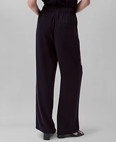 Calvin Klein Women's Wide-Leg Pull-On Pants