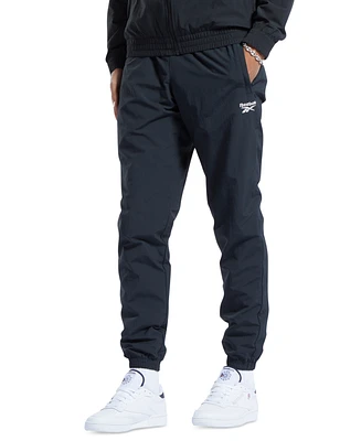 Reebok Men's Icon Regular-Fit Logo-Print Athletic Pants