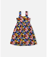 Deux par Big Girls Printed Sleeveless Dress Multicolored