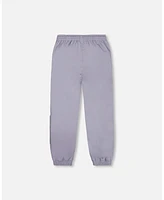 Deux par Deux Kids Unisex Splash Pants Lilac - Toddler|Child