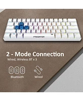 acer Predator Aethon 330 Gaming Keyboard|Space-Saving 61-Key Design|100% Anti-Ghosting with N-Key Rollover|Kailh Blue Switches|Personalized Rgb Lighti