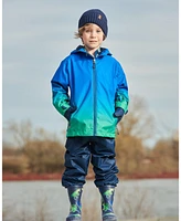 Deux par Toddler Boys 3-In-1 Mid-Season Outerwear Set Royal Blue And Green Gradient - Toddler|Child