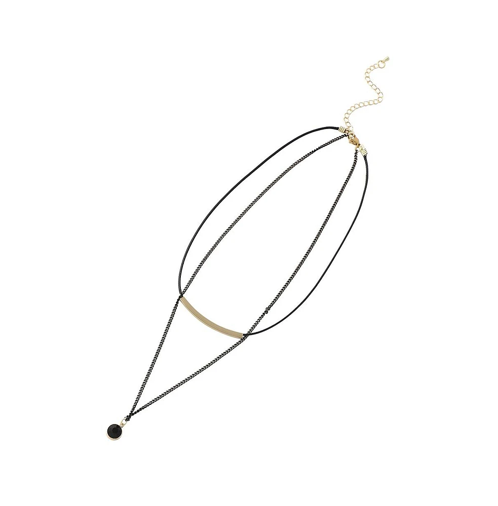 Bar Charm Multi-Layer Necklace