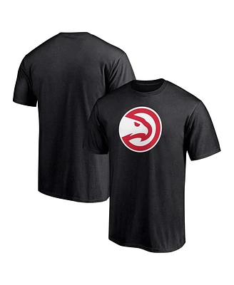 Fanatics Men's Black Atlanta Hawks Primary Logo T-Shirt