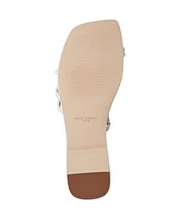 Marc Fisher Ltd Women's Mazza Square Toe Flat Sandals