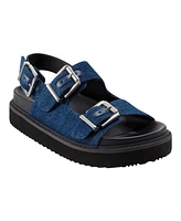 Marc Fisher Ltd Women's Agenda Buckle Straps Flatform Sandals