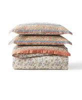 Lauren Ralph Lauren Bering Paisley Cotton Percale 3-Pc. Duvet Cover Set, King