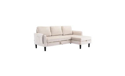 Sectional Sofa Reversible Sectional Sleeper Sectional Sofa with Storage Chaise