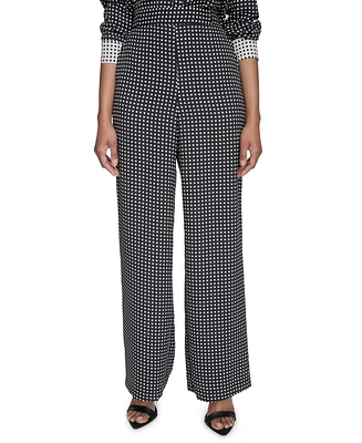 Halston Women's Easy Pull-On Full-Length Pants