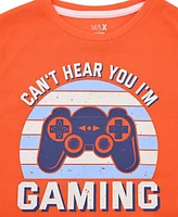 Max & Olivia Big Boys Gaming Graphic Shorts Pajama Set
