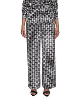 Halston Women's High-Rise Wide-Leg Pull-On Pants