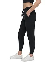 Dkny Sport Women's Logo-Drawstring High-Rise Joggers