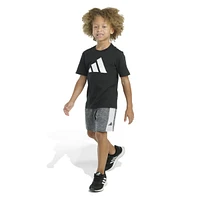 adidas Toddler & Little Boys Short-Sleeve T-Shirt Double-Knit Elastic Waistband Shorts, 2 Piece Set