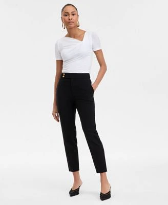 I.N.C. International Concepts Womens Straight Leg Cropped Pants 0 16p Exclusively At Macys