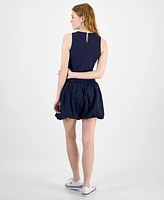 Tommy Hilfiger Women's Bubble-Hem Mini Dress
