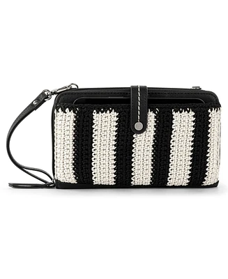 The Sak Iris Crochet Smartphone Convertible Crossbody Wallet