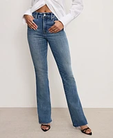 Good American Women's Soft Tech Bootcut Jeans